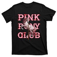 Pony And Heels Lover Clubs Disco Birthday Cowgirl T-Shirt