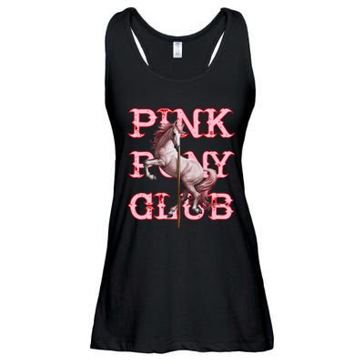 Pony And Heels Lover Clubs Disco Birthday Cowgirl Ladies Essential Flowy Tank