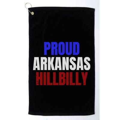 Proud Arkansas Hillbilly Gift Golf Towel