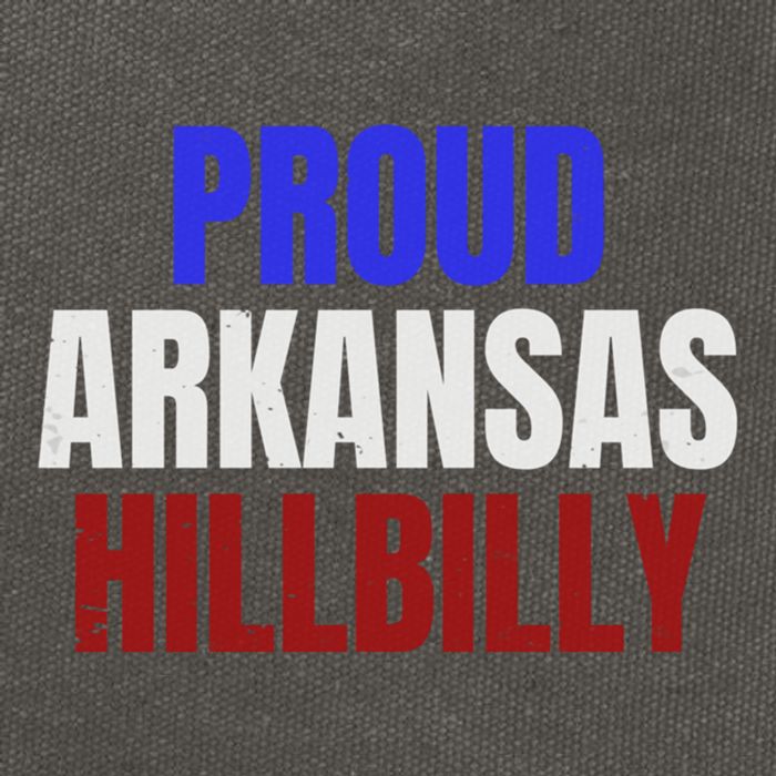 Proud Arkansas Hillbilly Gift Cotton Canvas Backpack