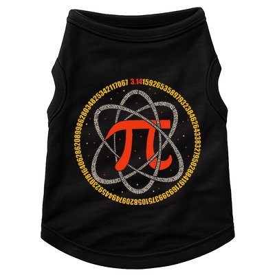 Pi Atom Happy Pi Day Pi Number 3.14 Math Teacher Student .Png Doggie Tank