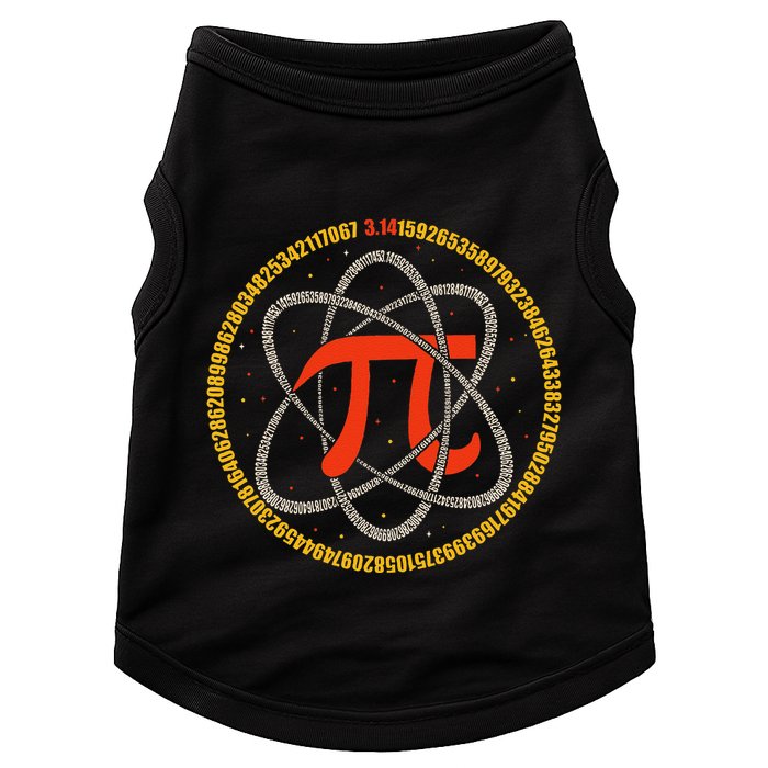 Pi Atom Happy Pi Day Pi Number 3.14 Math Teacher Student .Png Doggie Tank