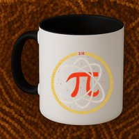 Pi Atom Happy Pi Day Pi Number 3.14 Math Teacher Student .Png Mug