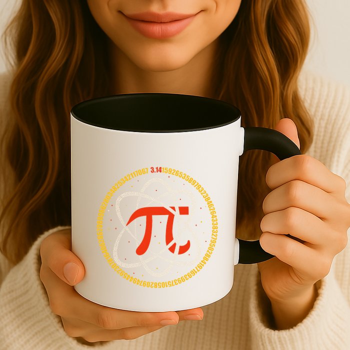Pi Atom Happy Pi Day Pi Number 3.14 Math Teacher Student .Png Mug