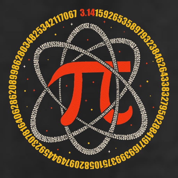 Pi Atom Happy Pi Day Pi Number 3.14 Math Teacher Student .Png Knit Cap Winter Beanie