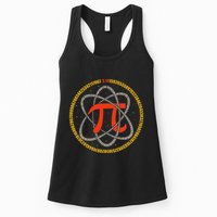 Pi Atom Happy Pi Day Pi Number 3.14 Math Teacher Student .Png Womens Tank Top