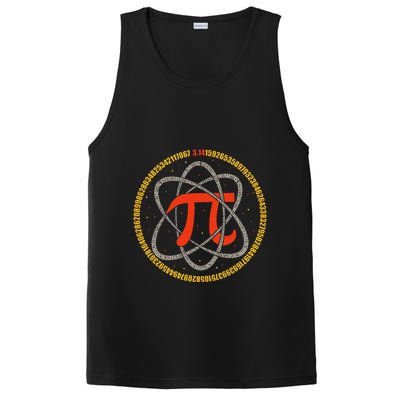 Pi Atom Happy Pi Day Pi Number 3.14 Math Teacher Student .Png PosiCharge Competitor Tank