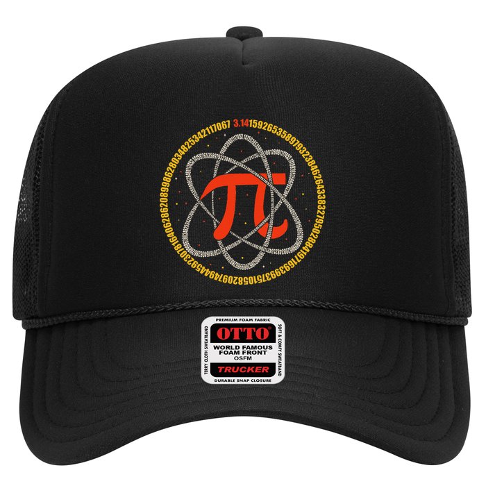 Pi Atom Happy Pi Day Pi Number 3.14 Math Teacher Student .Png Trucker Hat