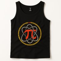 Pi Atom Happy Pi Day Pi Number 3.14 Math Teacher Student .Png Tank Top