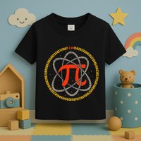 Pi Atom Happy Pi Day Pi Number 3.14 Math Teacher Student .Png Toddler T-Shirt