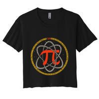 Pi Atom Happy Pi Day Pi Number 3.14 Math Teacher Student .Png Crop Top