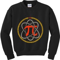 Pi Atom Happy Pi Day Pi Number 3.14 Math Teacher Student .Png Kids Sweatshirt