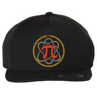 Pi Atom Happy Pi Day Pi Number 3.14 Math Teacher Student .Png Wool Snapback Cap