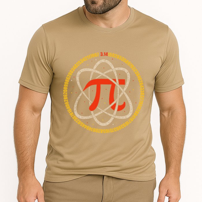 Pi Atom Happy Pi Day Pi Number 3.14 Math Teacher Student .Png Performance Shirt