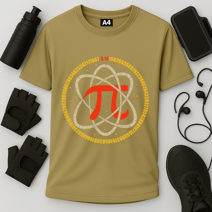 Pi Atom Happy Pi Day Pi Number 3.14 Math Teacher Student .Png Performance Shirt