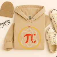 Pi Atom Happy Pi Day Pi Number 3.14 Math Teacher Student .Png Hoodie