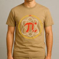 Pi Atom Happy Pi Day Pi Number 3.14 Math Teacher Student .Png T-Shirt