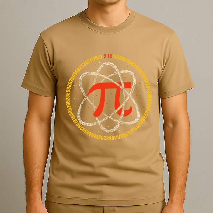 Pi Atom Happy Pi Day Pi Number 3.14 Math Teacher Student .Png T-Shirt