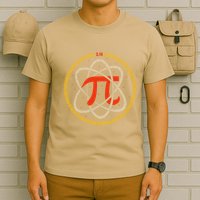 Pi Atom Happy Pi Day Pi Number 3.14 Math Teacher Student .Png T-Shirt