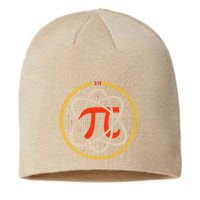 Pi Atom Happy Pi Day Pi Number 3.14 Math Teacher Student .Png Sustainable Beanie