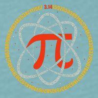 Pi Atom Happy Pi Day Pi Number 3.14 Math Teacher Student .Png Sueded Cloud Jersey T-Shirt