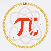 Pi Atom Happy Pi Day Pi Number 3.14 Math Teacher Student .Png Garment-Dyed Sweatshirt