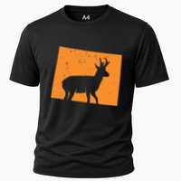 Pronghorn Antelope Hunting In Wyoming. Cooling Performance Crew T-Shirt