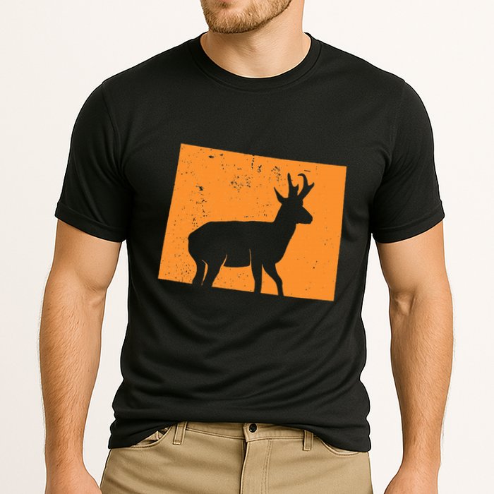 Pronghorn Antelope Hunting In Wyoming. Cooling Performance Crew T-Shirt