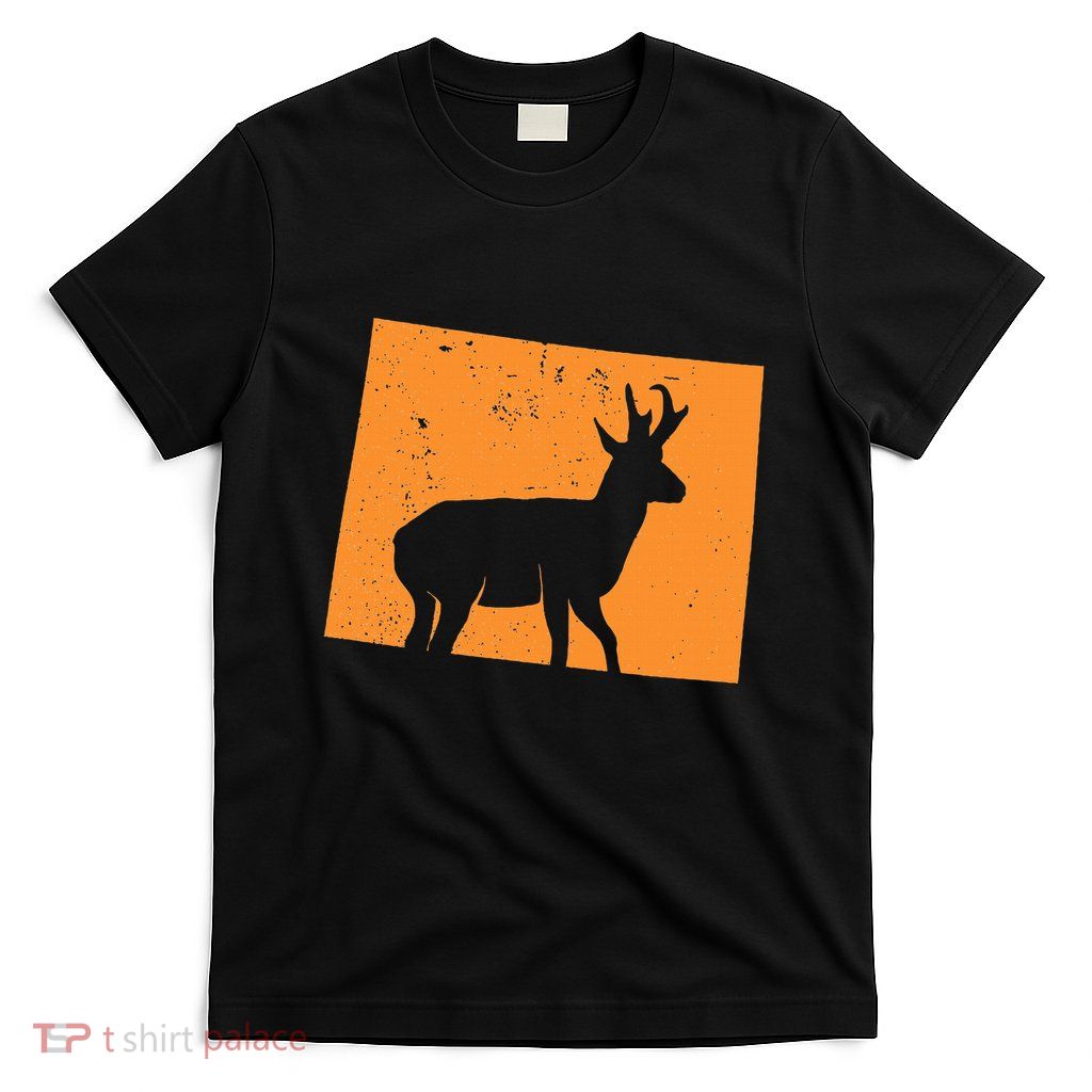 Pronghorn Antelope Hunting In Wyoming. T-Shirt