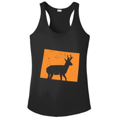 Pronghorn Antelope Hunting In Wyoming. Ladies PosiCharge Competitor Racerback Tank