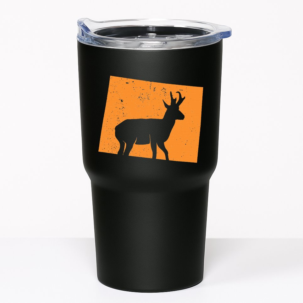 Pronghorn Antelope Hunting In Wyoming. Tumbler