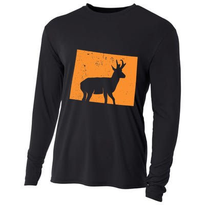 Pronghorn Antelope Hunting In Wyoming. Cooling Performance Long Sleeve Crew