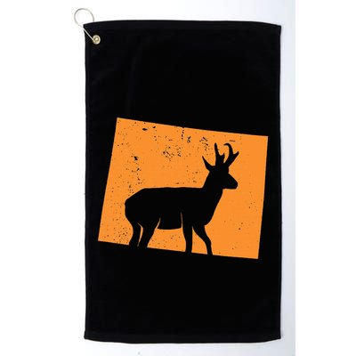 Pronghorn Antelope Hunting In Wyoming. Golf Towel
