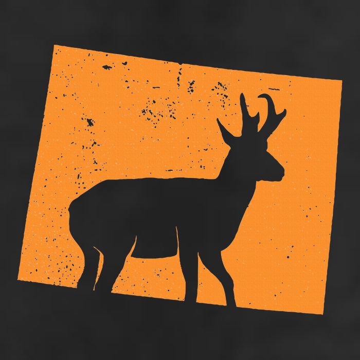 Pronghorn Antelope Hunting In Wyoming. Golf Towel