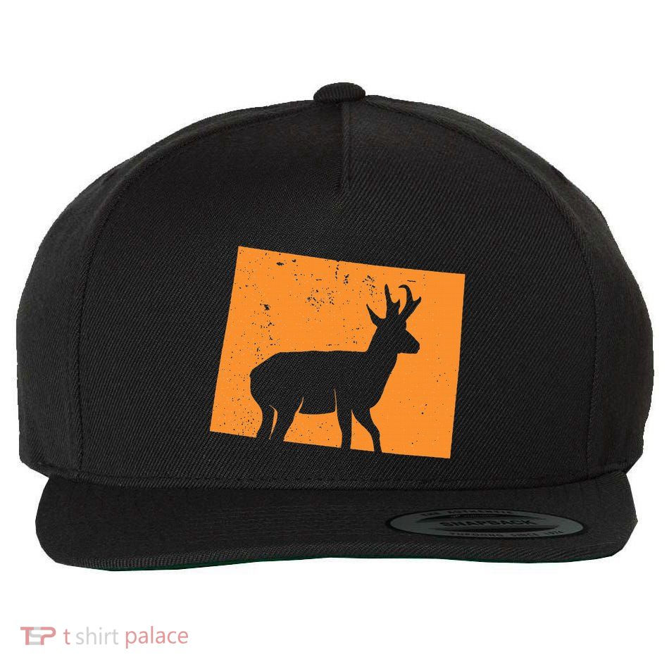 Pronghorn Antelope Hunting In Wyoming. Wool Snapback Cap