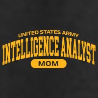 Proud Army Intelligence Analyst Mom Gift 7 Panel Mesh Trucker Snapback Hat