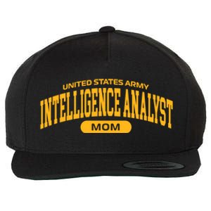 Proud Army Intelligence Analyst Mom Gift Wool Snapback Cap