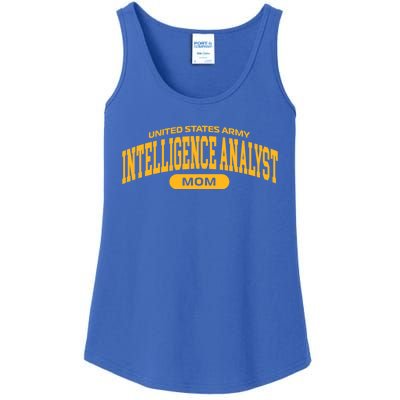 Proud Army Intelligence Analyst Mom Gift Ladies Essential Tank