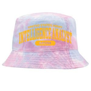 Proud Army Intelligence Analyst Mom Gift Tie-Dyed Bucket Hat