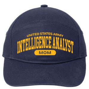 Proud Army Intelligence Analyst Mom Gift 7-Panel Snapback Hat