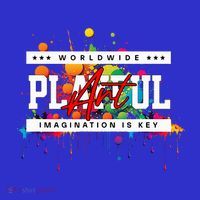 Playful Art Imagination Is Key Button
