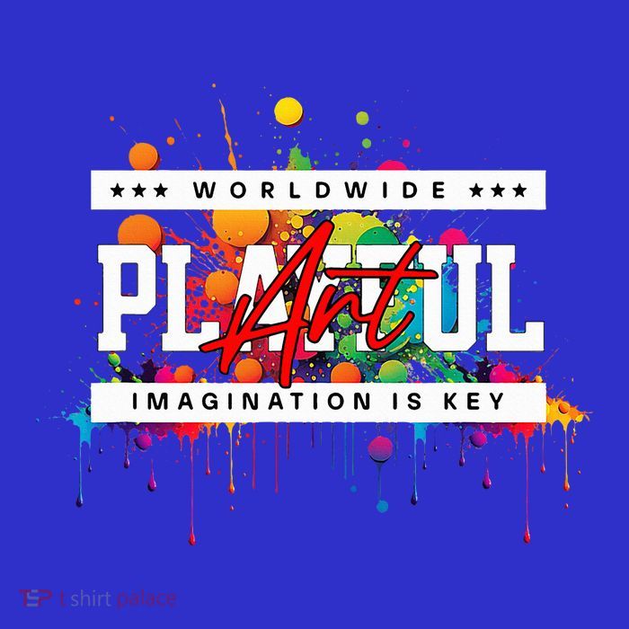 Playful Art Imagination Is Key Button