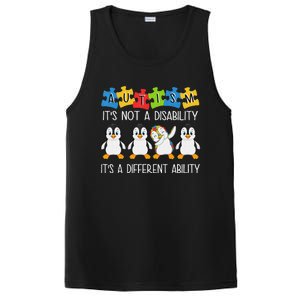 Penguin Autism Is Not A Disability It's A Different Ability PosiCharge Competitor Tank