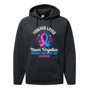 Pregnancy And Infant Loss Awareness Miscarriage Awareness Performance Fleece Hoodie