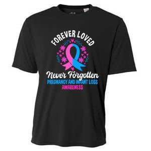 Pregnancy And Infant Loss Awareness Miscarriage Awareness Cooling Performance Crew T-Shirt