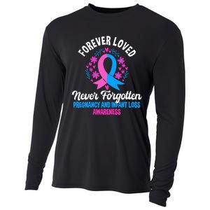 Pregnancy And Infant Loss Awareness Miscarriage Awareness Cooling Performance Long Sleeve Crew