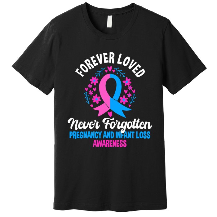 Pregnancy And Infant Loss Awareness Miscarriage Awareness Premium T-Shirt