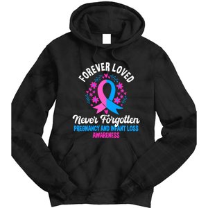 Pregnancy And Infant Loss Awareness Miscarriage Awareness Tie Dye Hoodie