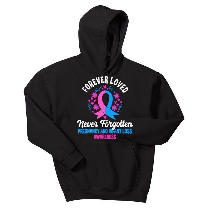 Pregnancy And Infant Loss Awareness Miscarriage Awareness Kids Hoodie