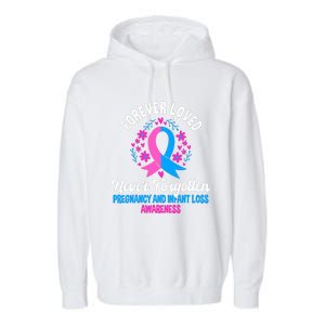 Pregnancy And Infant Loss Awareness Miscarriage Awareness Garment-Dyed Fleece Hoodie